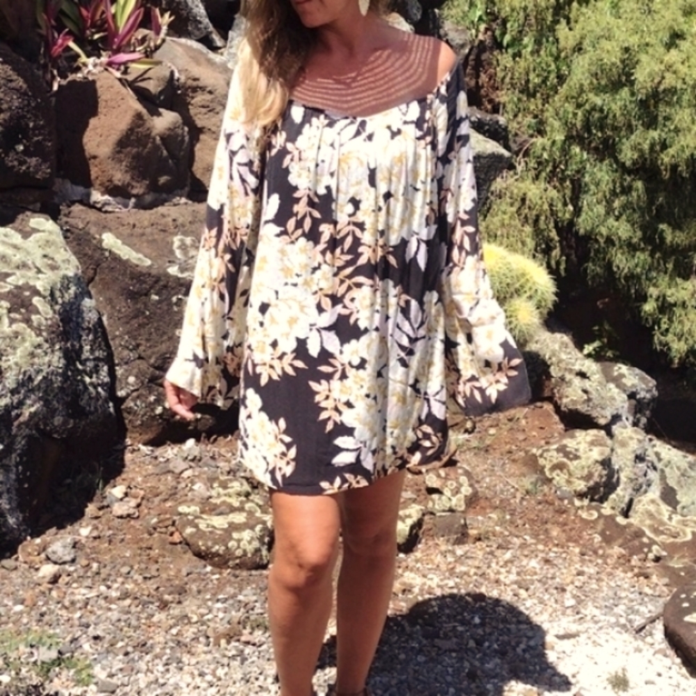 Off Shoulder Boho Dress